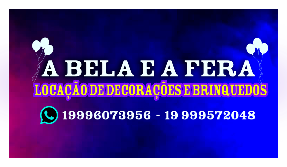 Logo de A Bela e a Fera locação de Decorações e Brinquedos