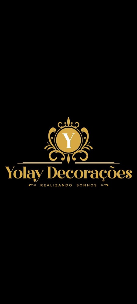 Logo de Yolay decorações e eventos