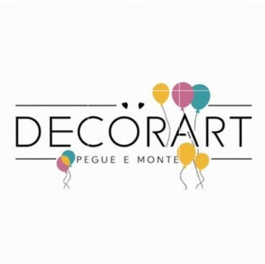 Logo de Decorart locação de peças e decoração de festas