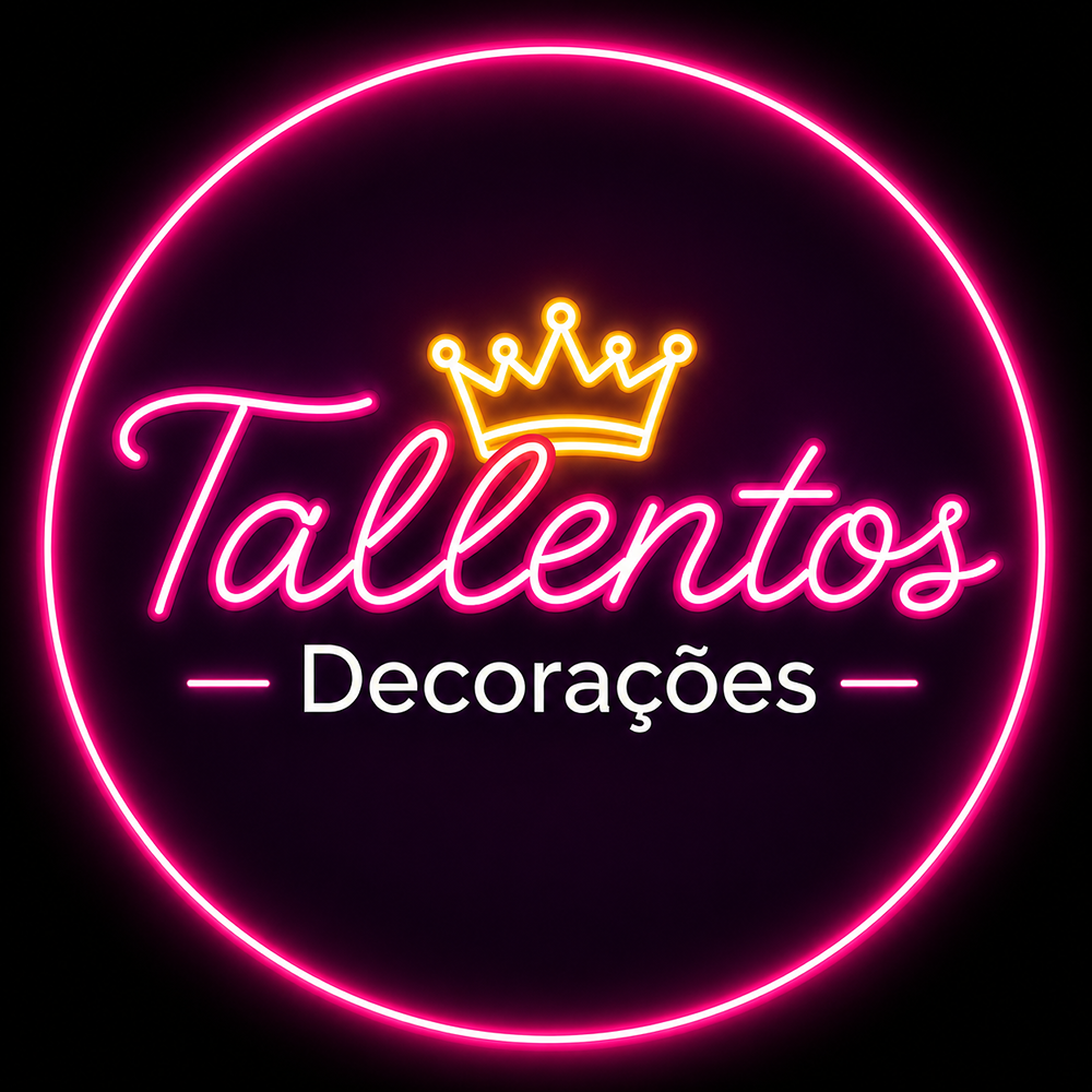 Logo de Tallentos Decorações - Festa Fácil