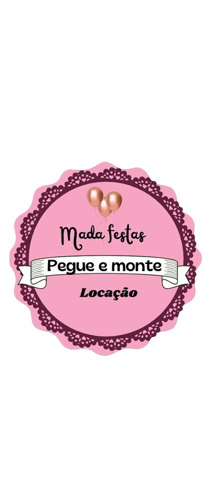 Logo de Mada festa pegue monte locação 