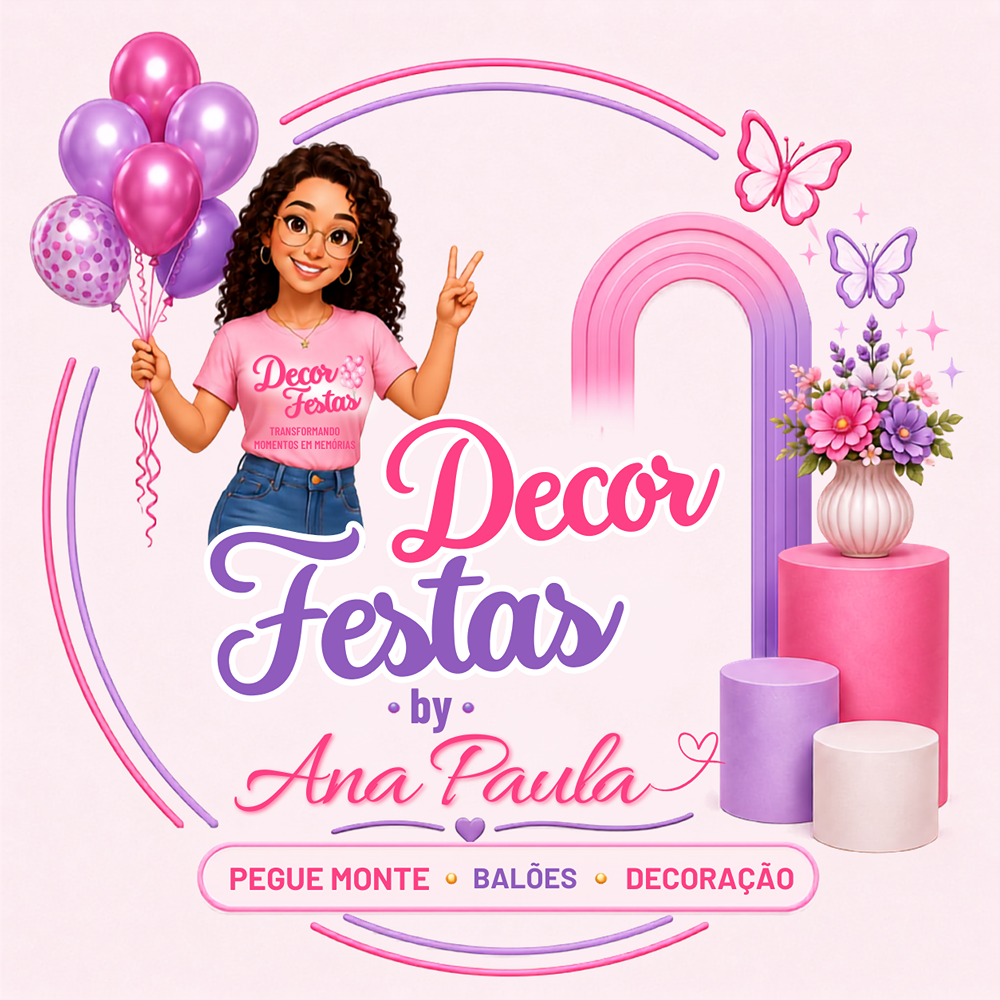 Logo de Decor Festas By Ana Paula - Pegue Monte & Decoração
