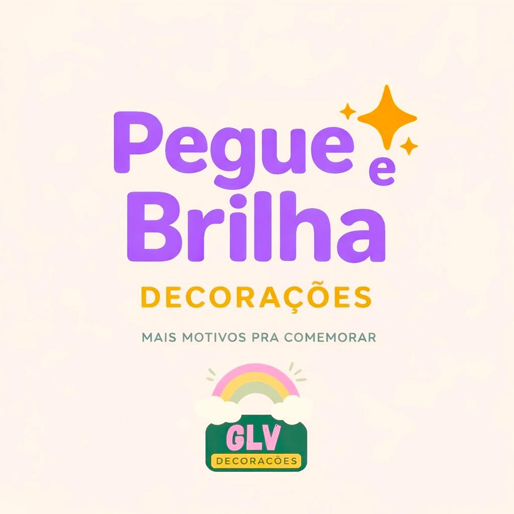 Logo de Pegue e Brilha Decorações - GLV Decor
