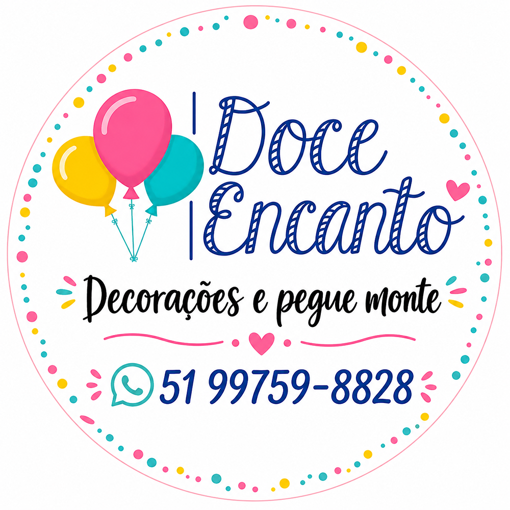 Logo de doce encanto decoraçoes