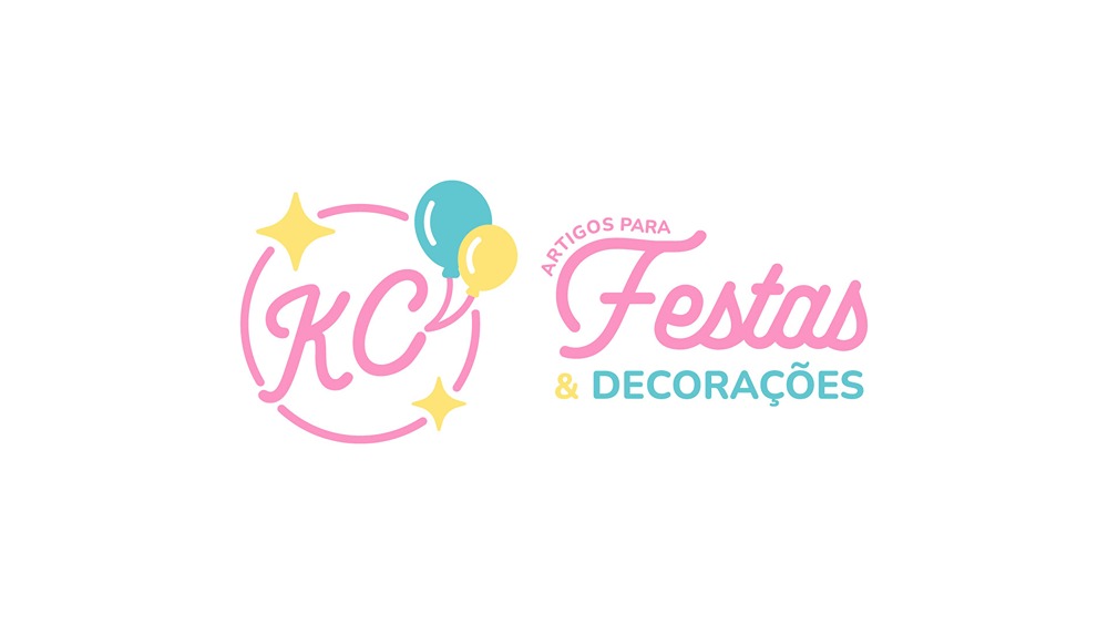 Logo de KC Artigos para Festas e Decorações 