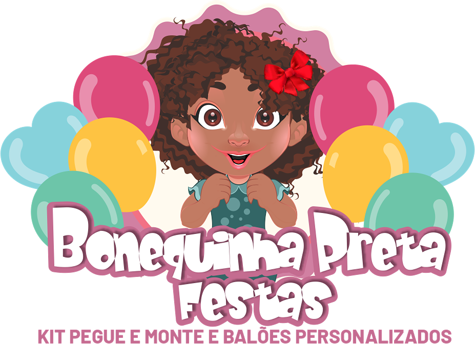 Logo de Bonequinha Preta Festas