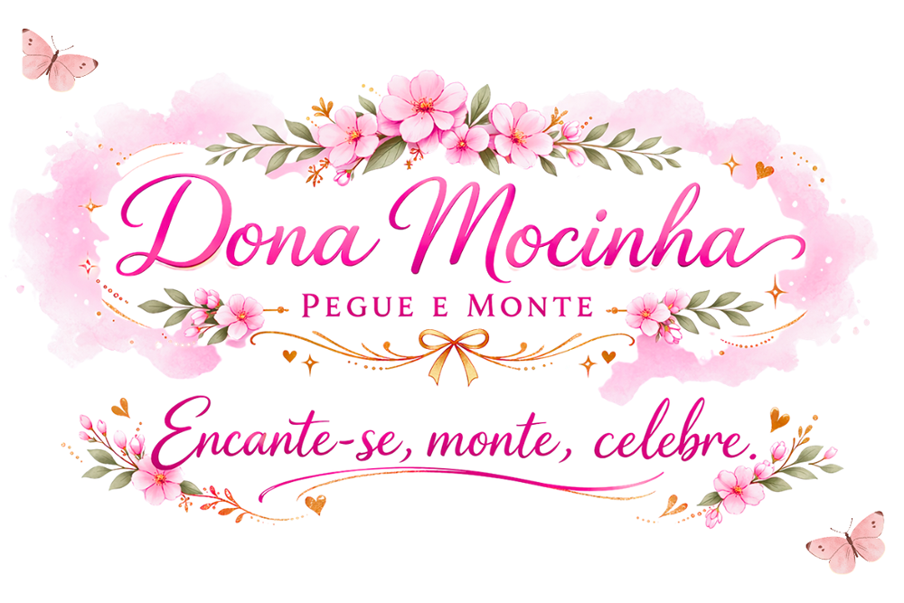 Logo de Dona Mocinha Pegue e Monte