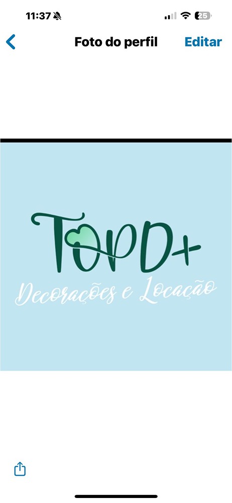 Logo de Top Demais Decorações e  Locações
