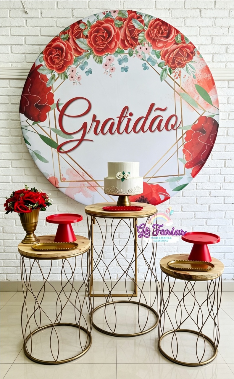 Gratidão Vermelho - Ge Farias Pegue e Monte