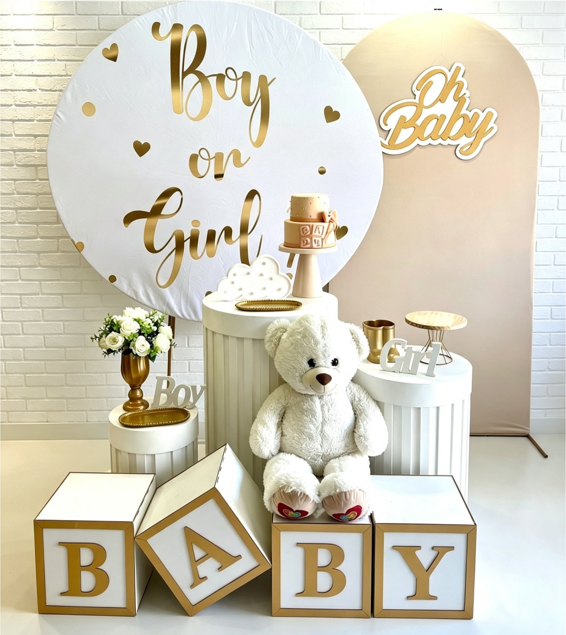 Boy E Girl Dourado - Kit Ouro - Ge Farias Pegue e Monte