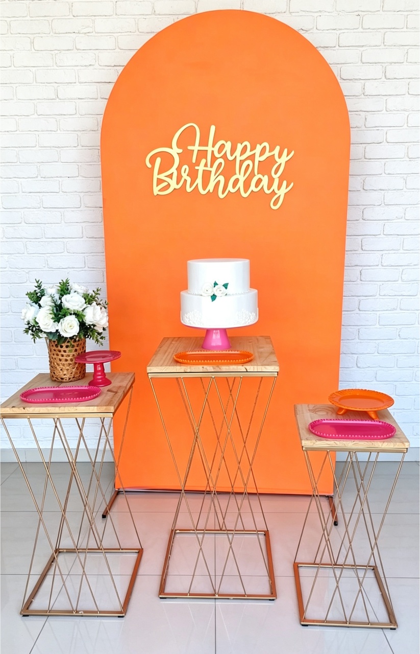 Happy Birthday - Laranja - Ge Farias Pegue e Monte