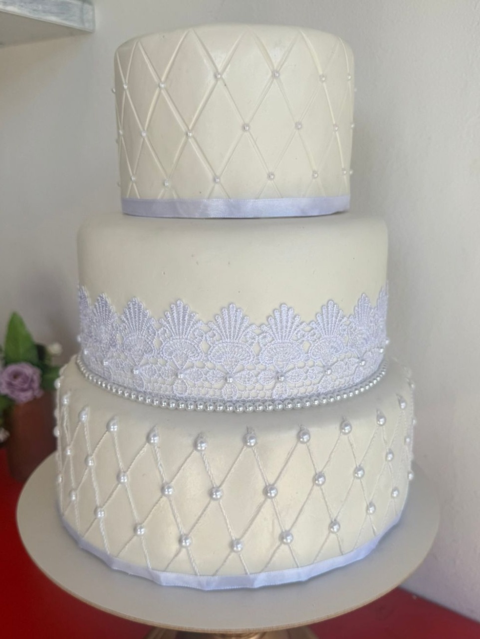 Bolo Casamento  - Tailine festas
