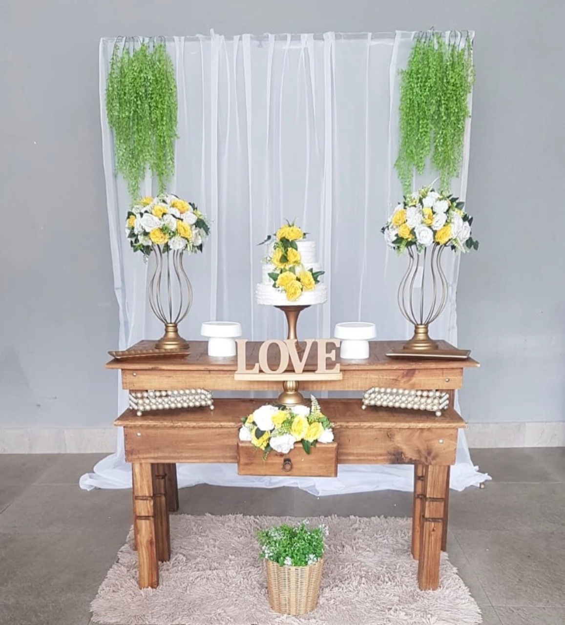 Casamento Amarelo - Tailine festas