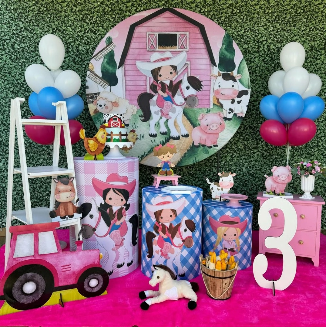 Fazendinha/ Fazendeira Menina 3 - Decorafestacm