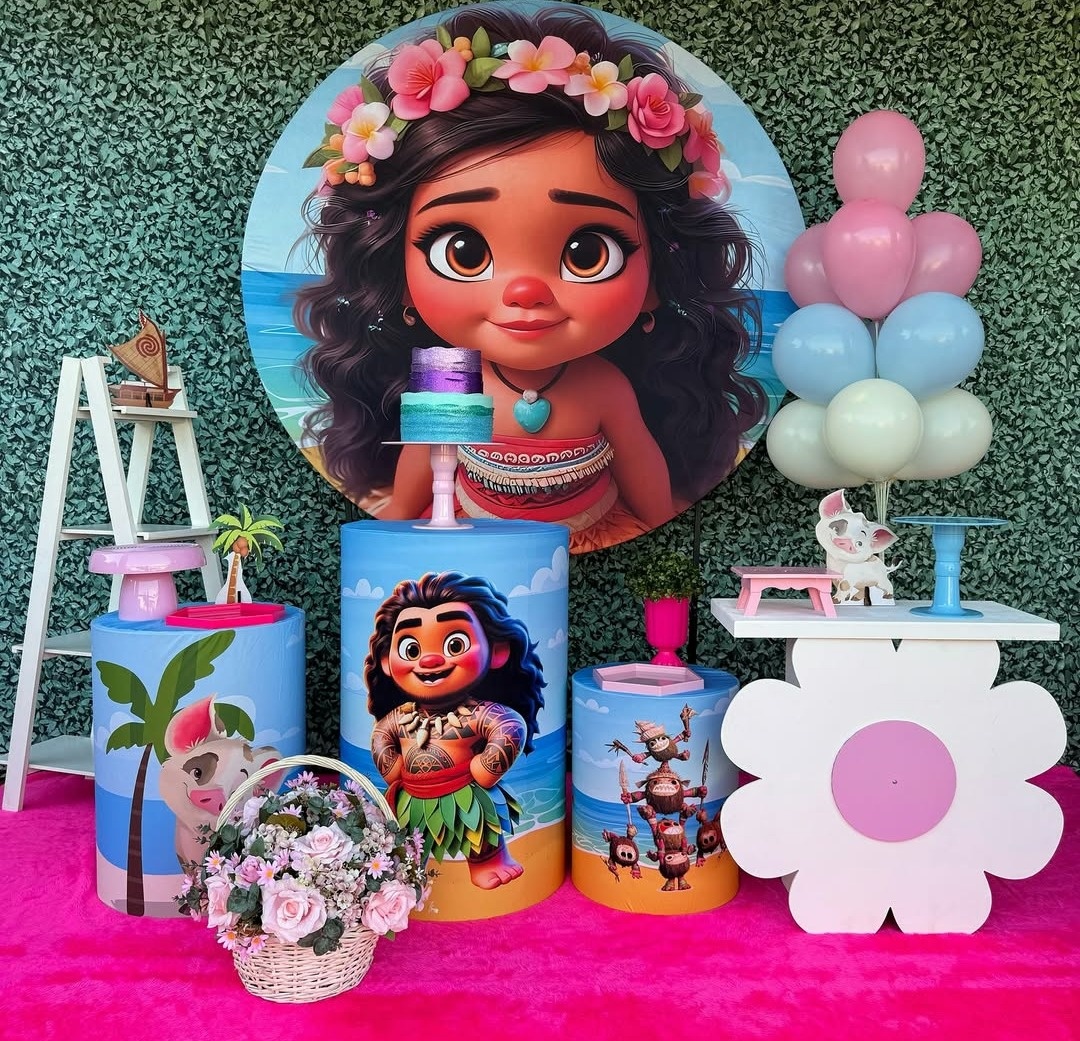 Moana 2 Escadinha - Decorafestacm