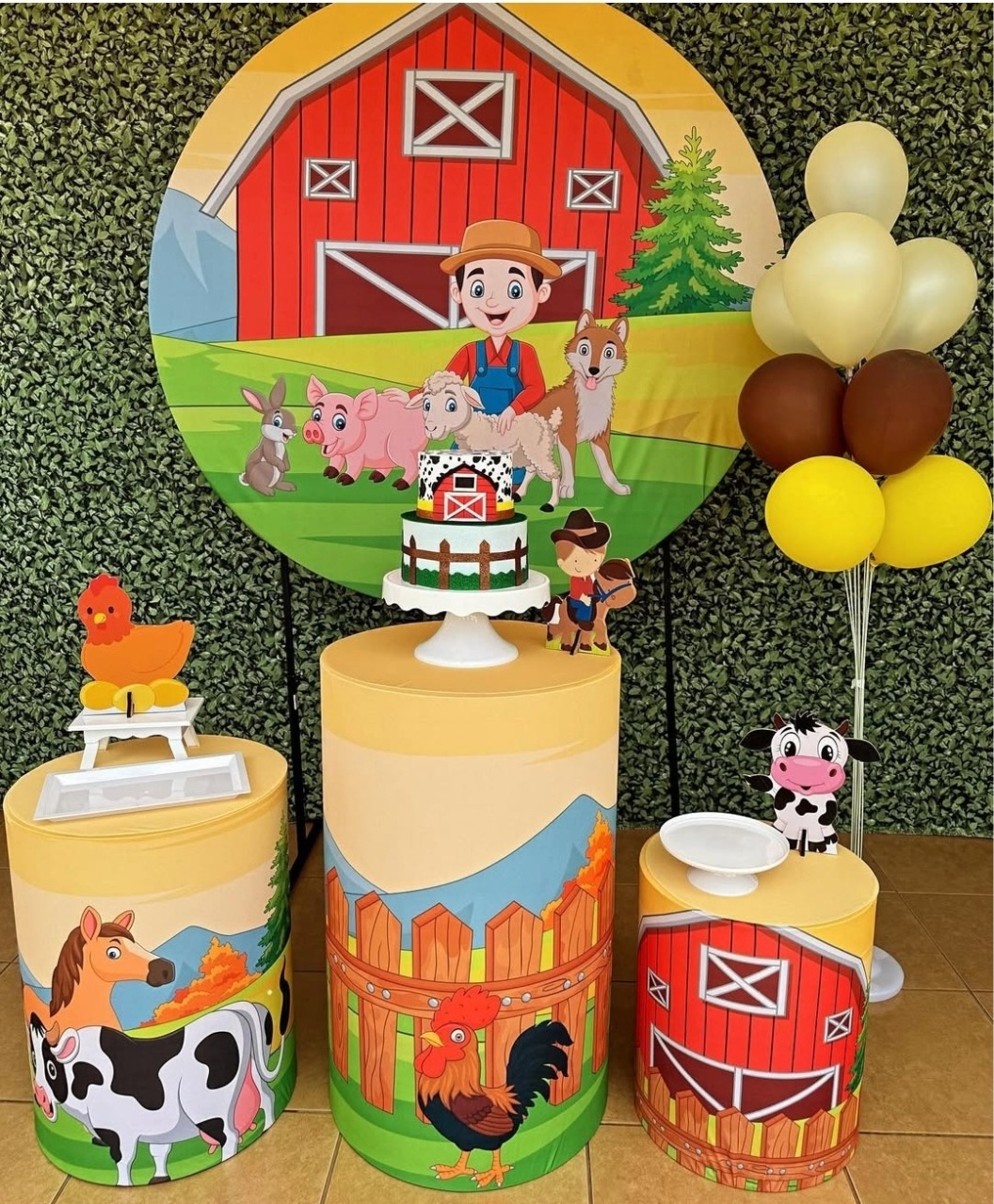 Fazendeiro - Fazendinha - Decorafestacm