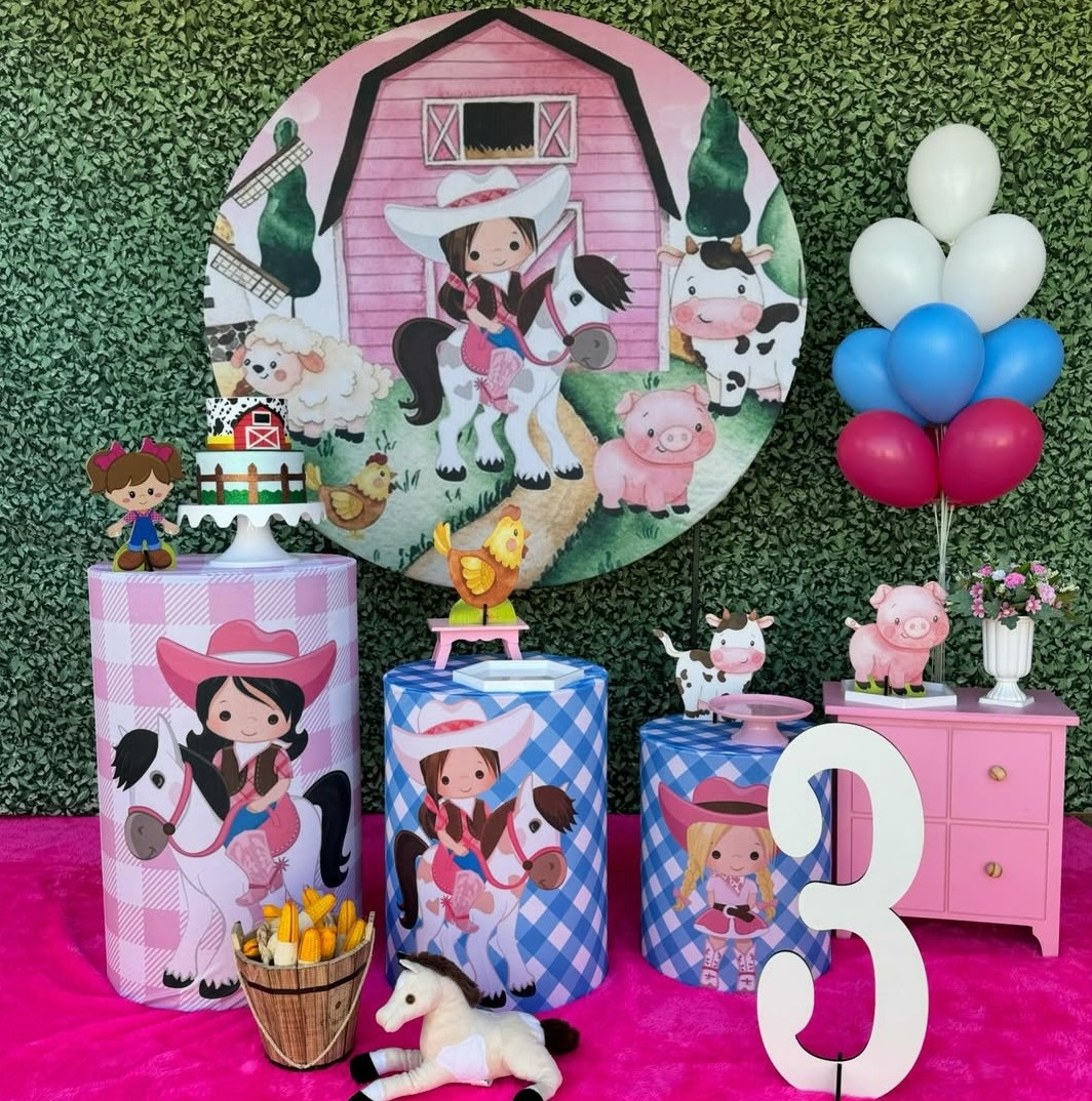 Fazendinha/ Fazendeira Menina 1 - Decorafestacm