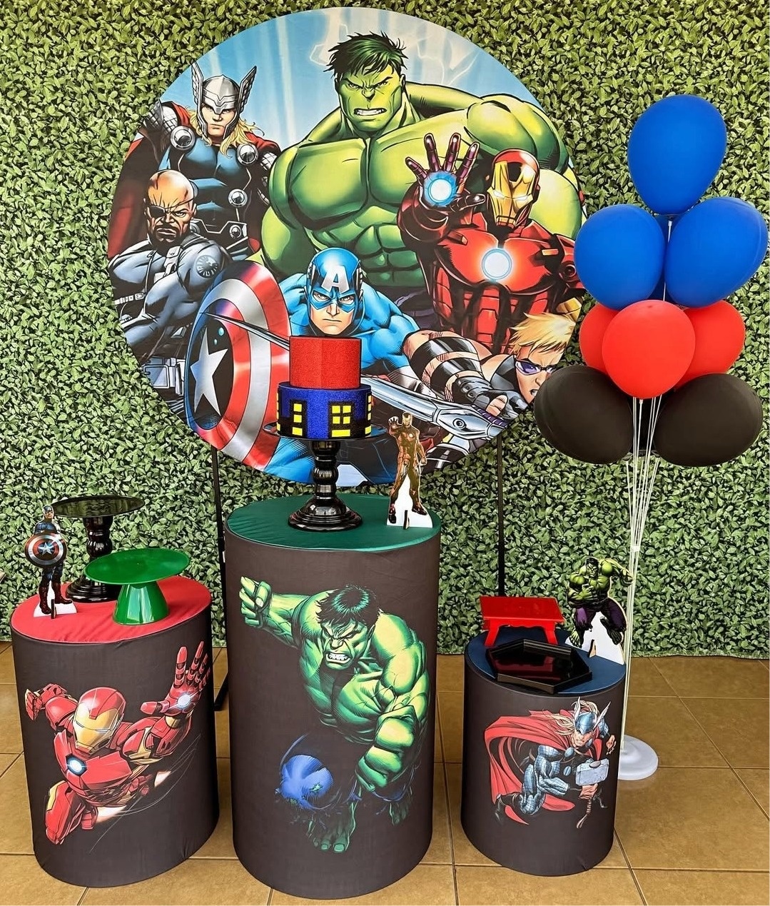 Os Vingadores Herois - Decorafestacm