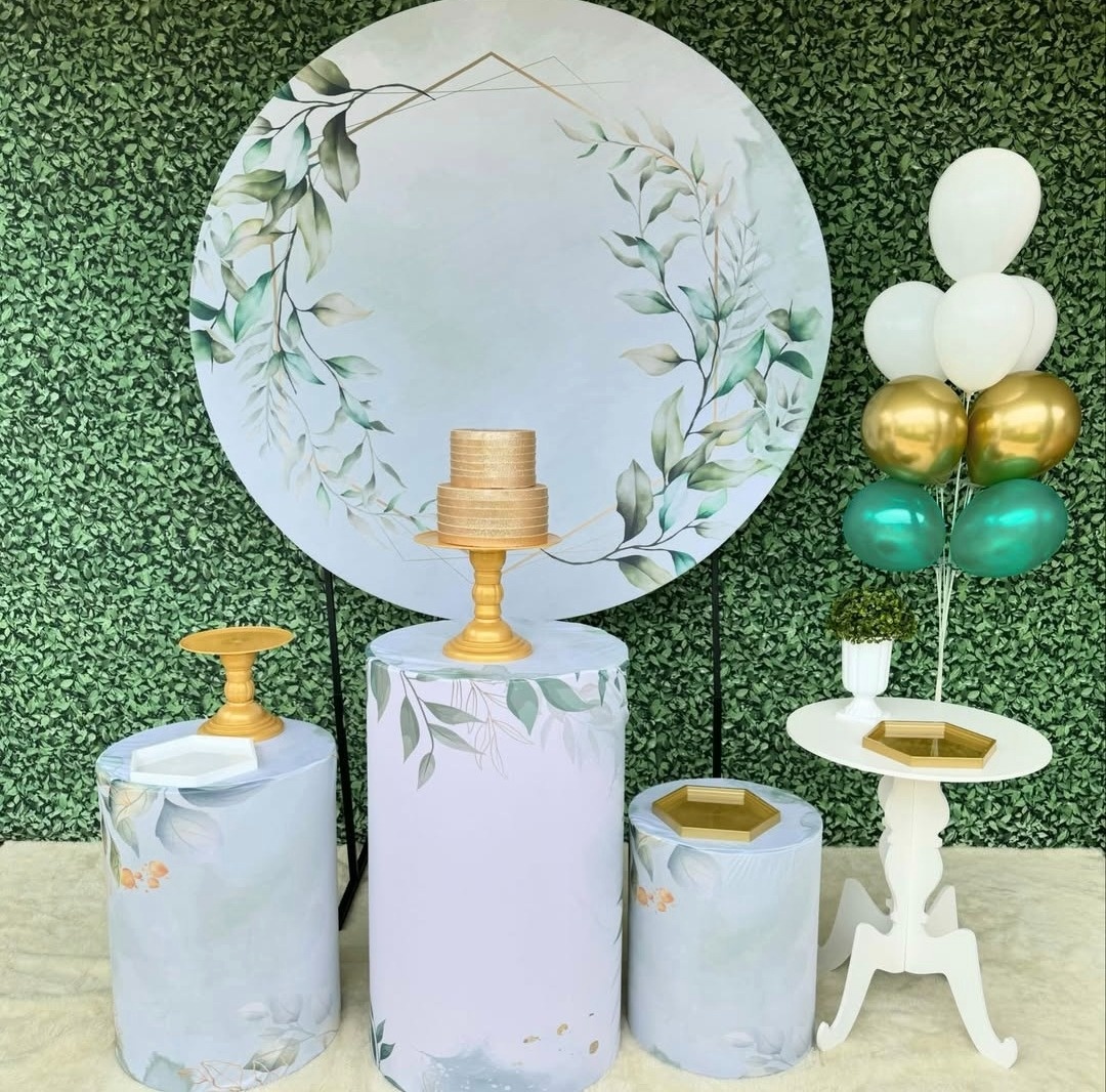 Floral Verde  1 - Decorafestacm
