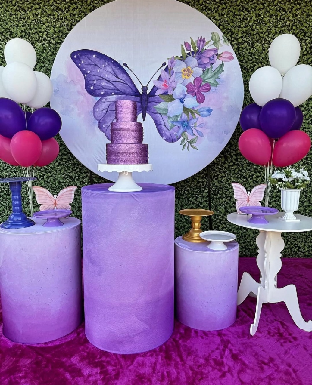 Borboleta Lilas 2 - Decorafestacm