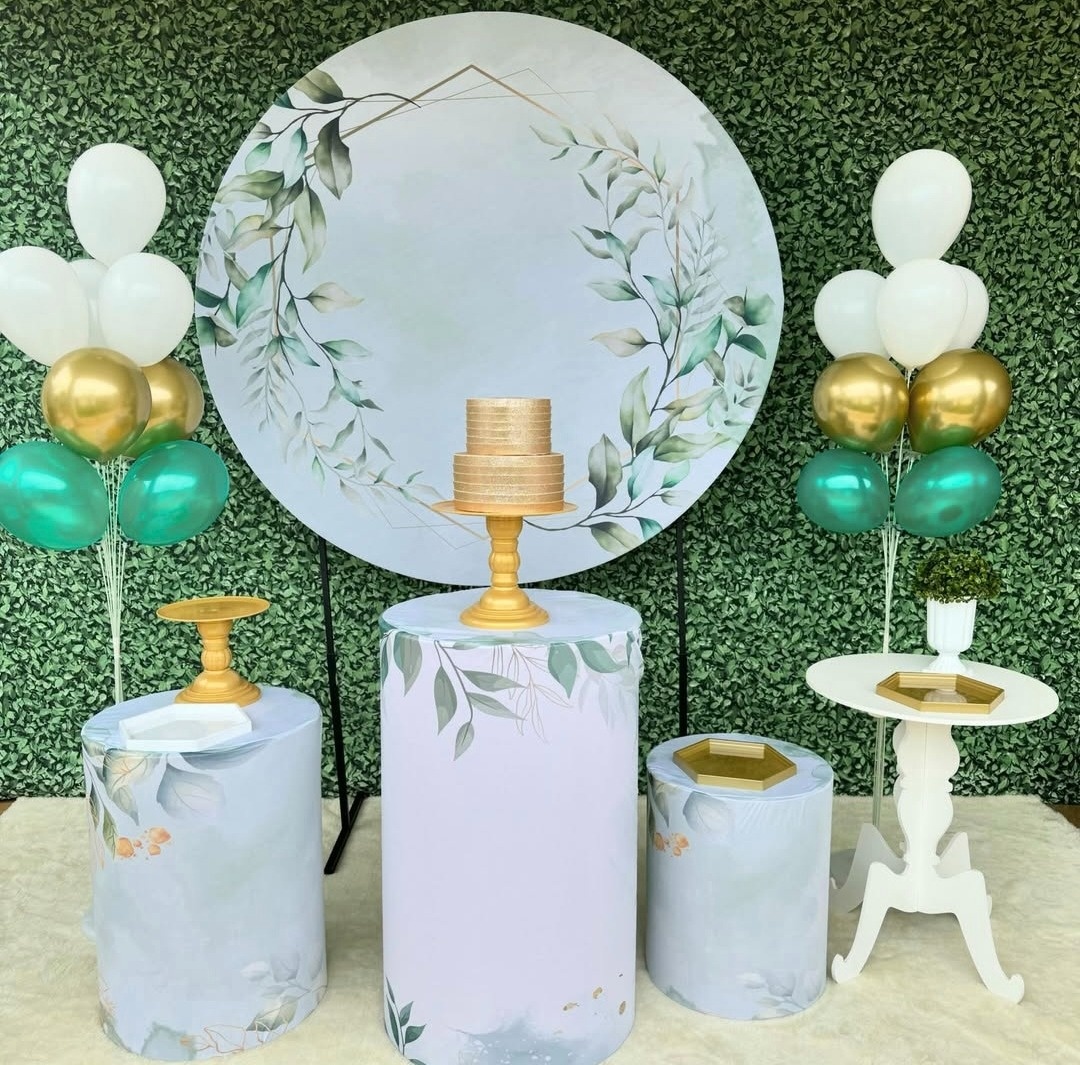 Floral Verde  2 - Decorafestacm