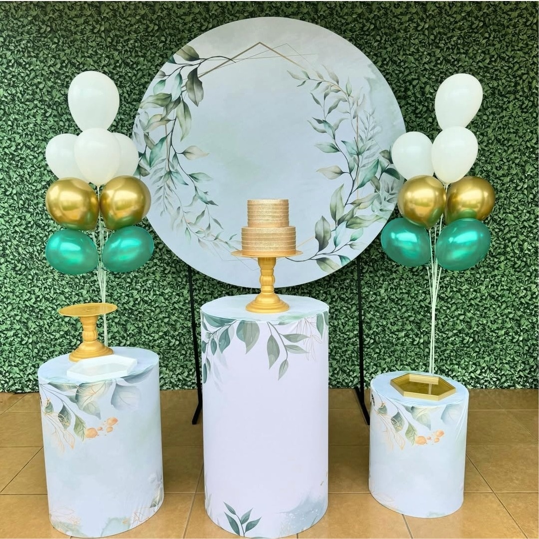 Floral Verde  - Decorafestacm