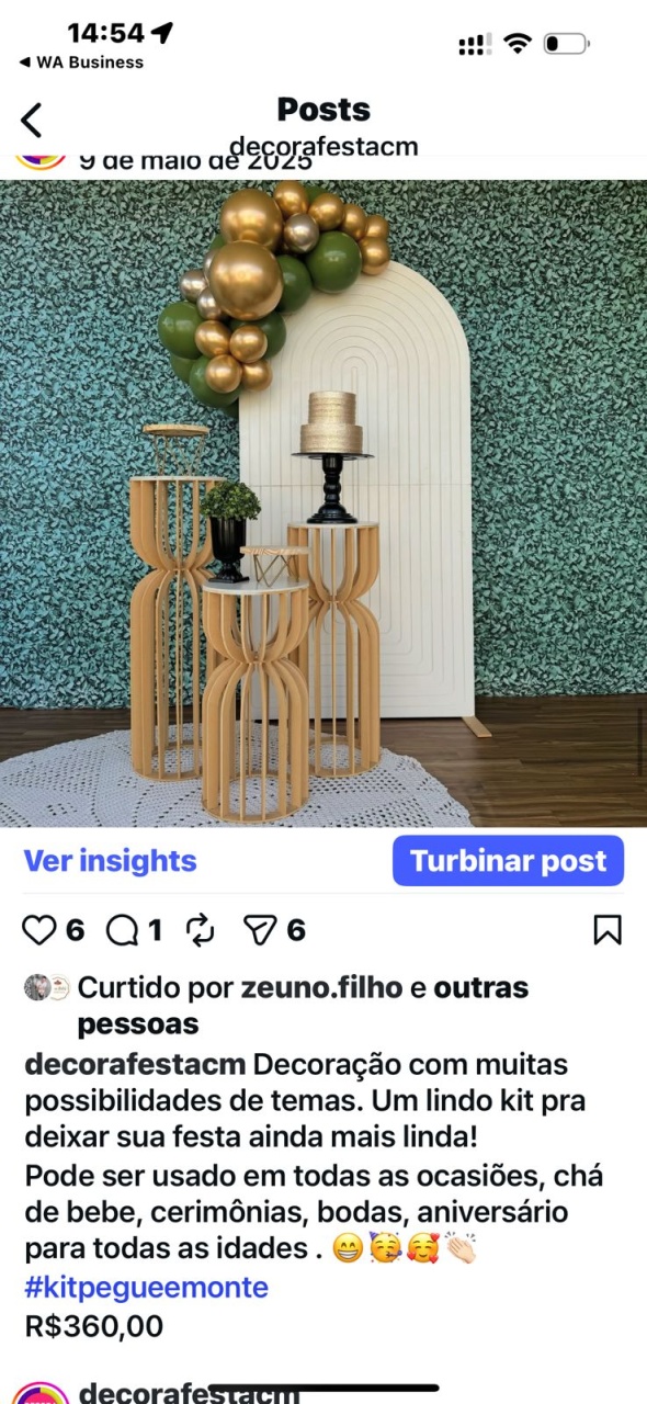 Painel Romano E Baloes - Decorafestacm