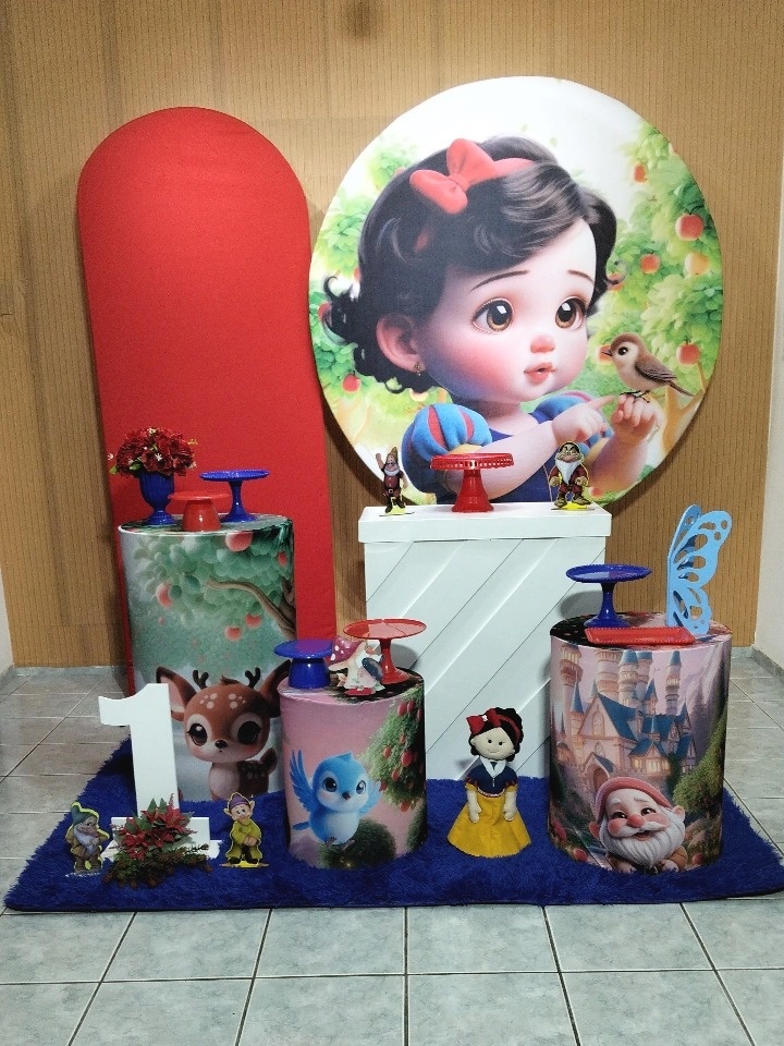 Kit 3 Branca de Neve Baby - lu pegue e montee