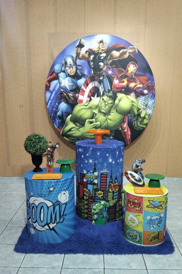 Kit 1 Vingadores 2 - lu pegue e montee