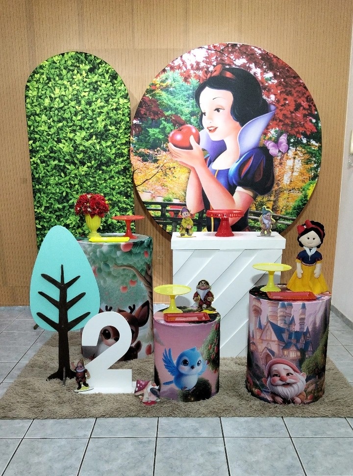 Kit 3 Branca de Neve - lu pegue e montee