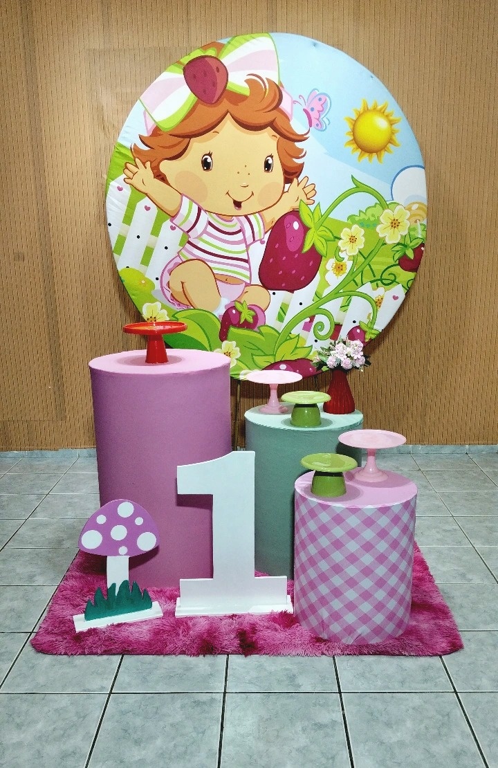 Kit 1 Moranguinho Baby - lu pegue e montee
