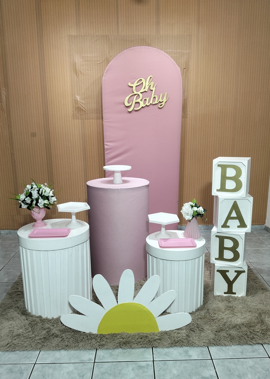 Kit Oh Baby Rosa Margarida - lu pegue e montee