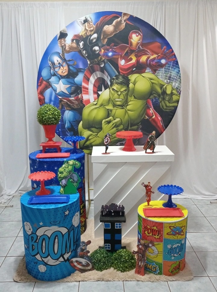 Kit 2 Vingadores - lu pegue e montee