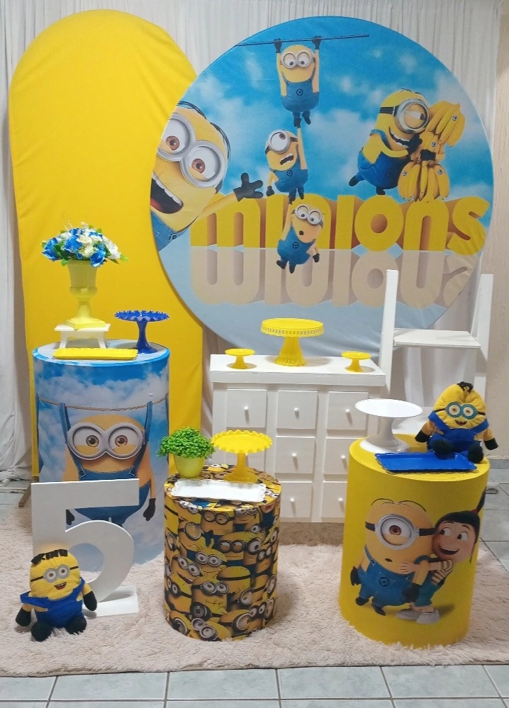 Kit 3 Minions - lu pegue e montee