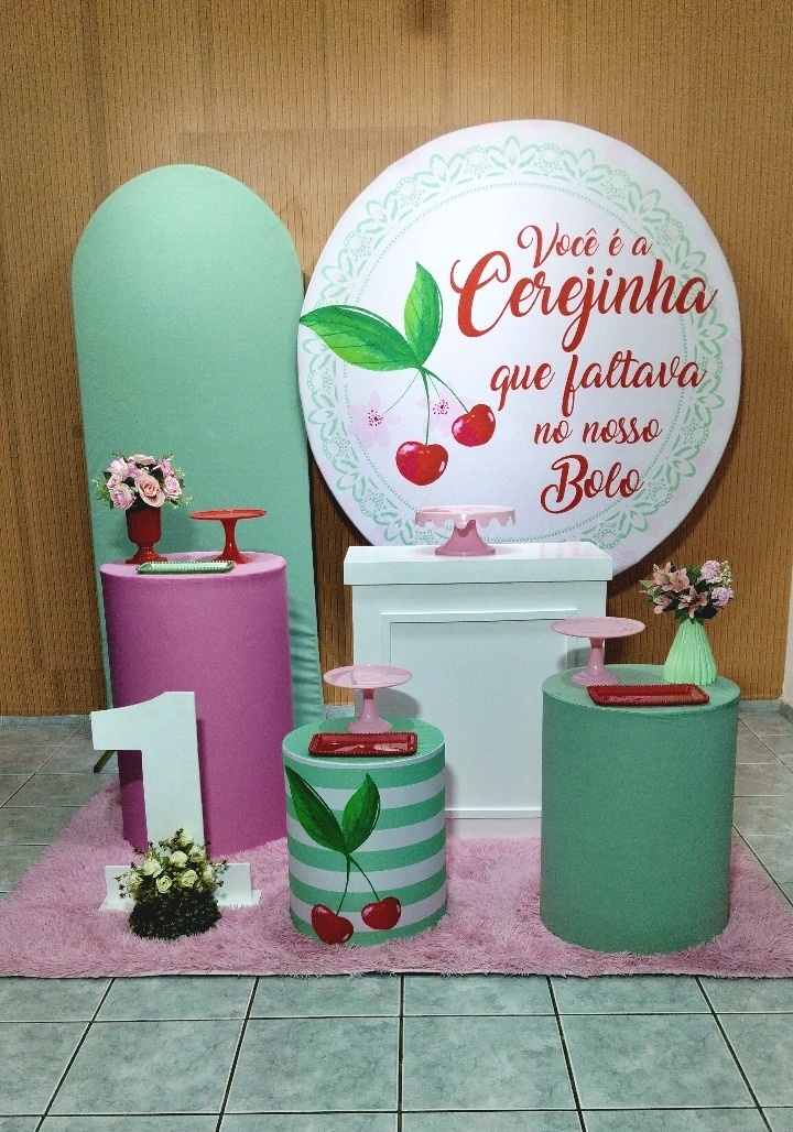 Kit 3 Cerejinha - lu pegue e montee