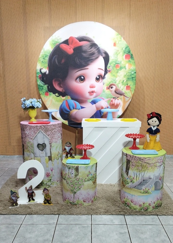 Kit 2 Branca de Neve Baby Jardim - lu pegue e montee