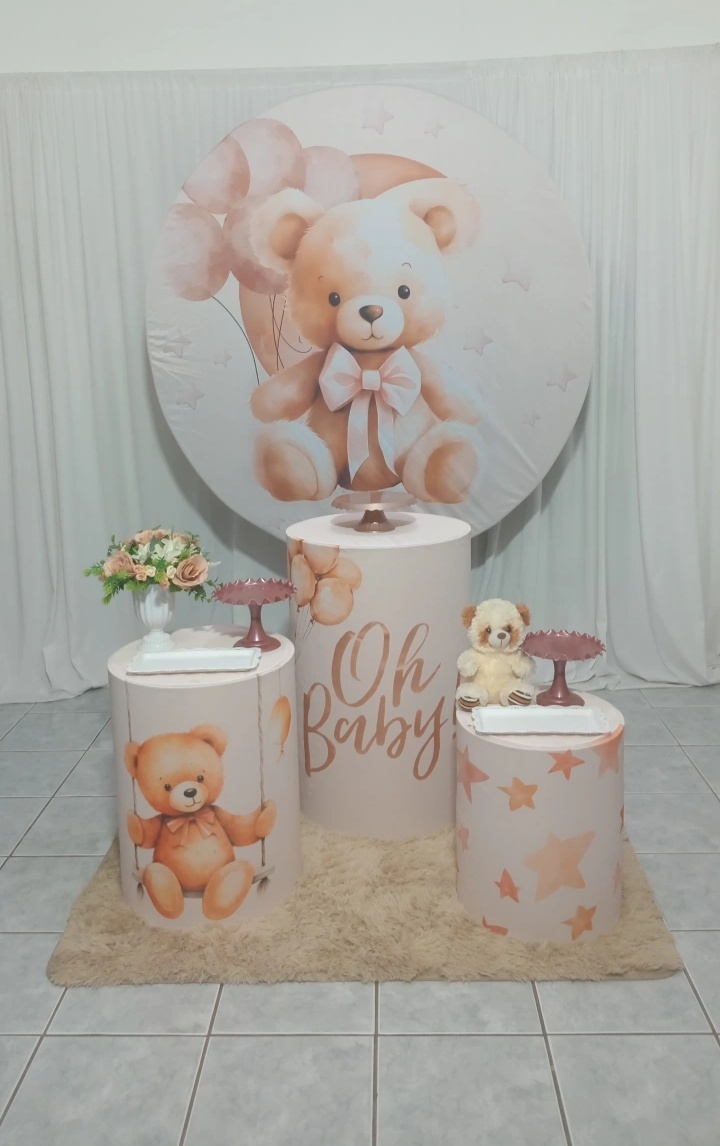 Kit 1 Ursinhos Bege - lu pegue e montee
