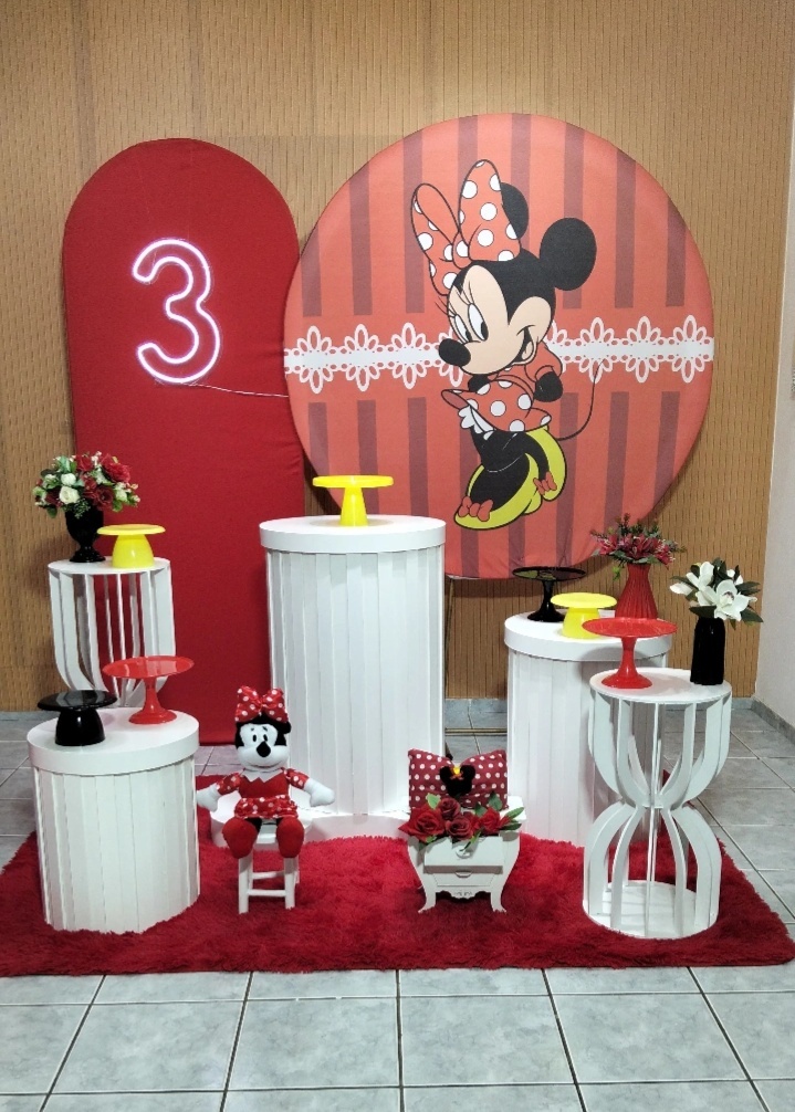 Kit Luxo Minnie Vermelha - lu pegue e montee