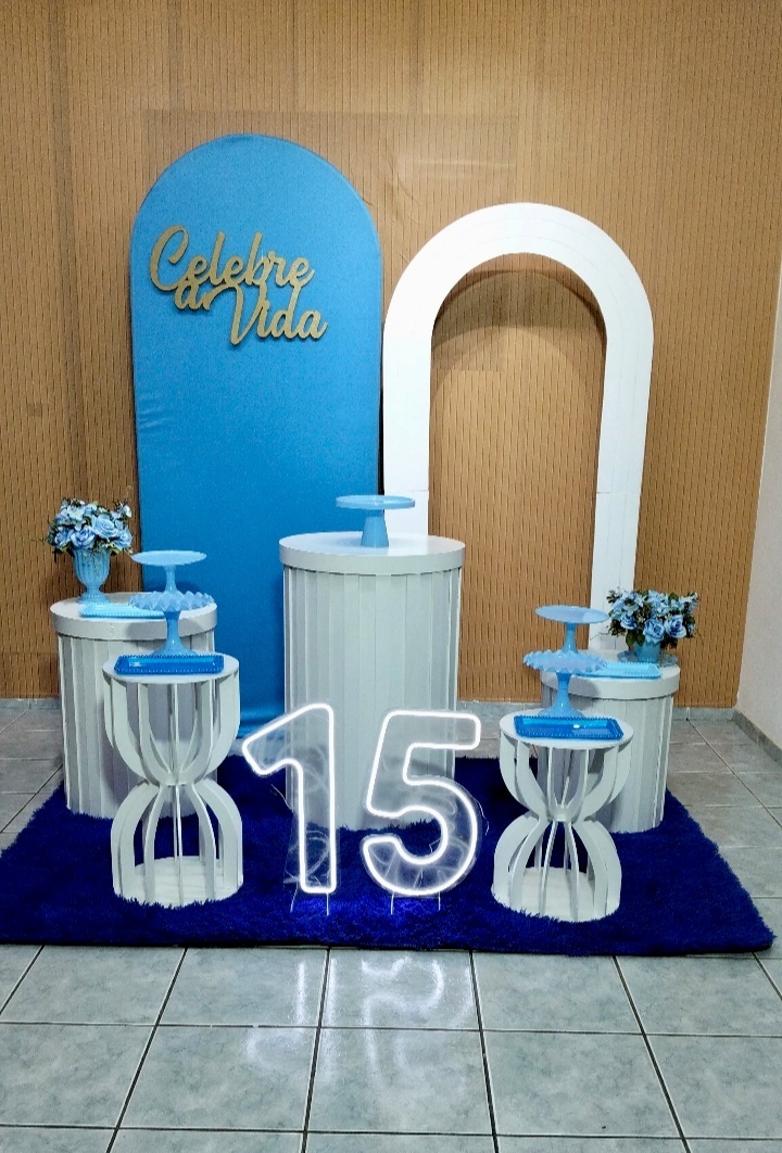 Kit Azul Celebre A Vida - lu pegue e montee