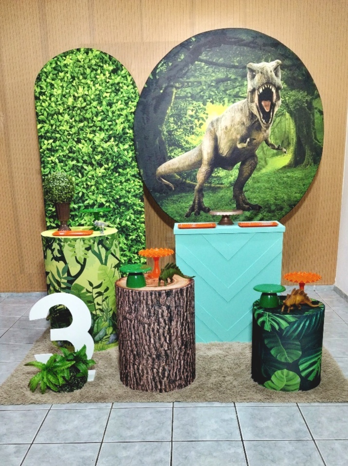 Kit 3 Dinossauro - lu pegue e montee