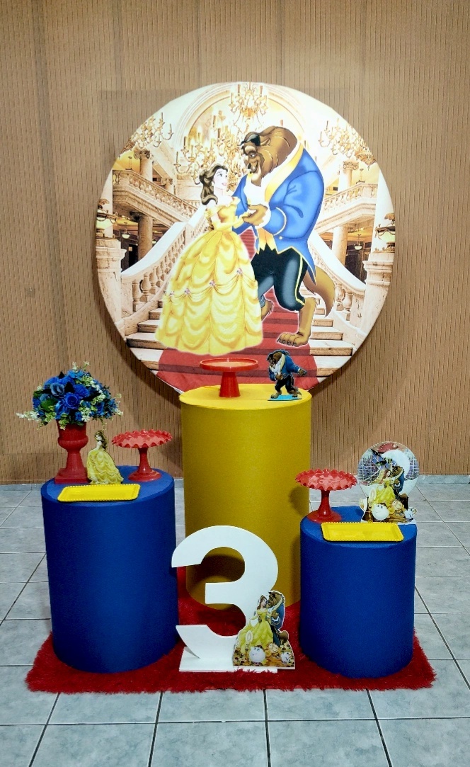 Kit 1 A Bela E A Fera - lu pegue e montee