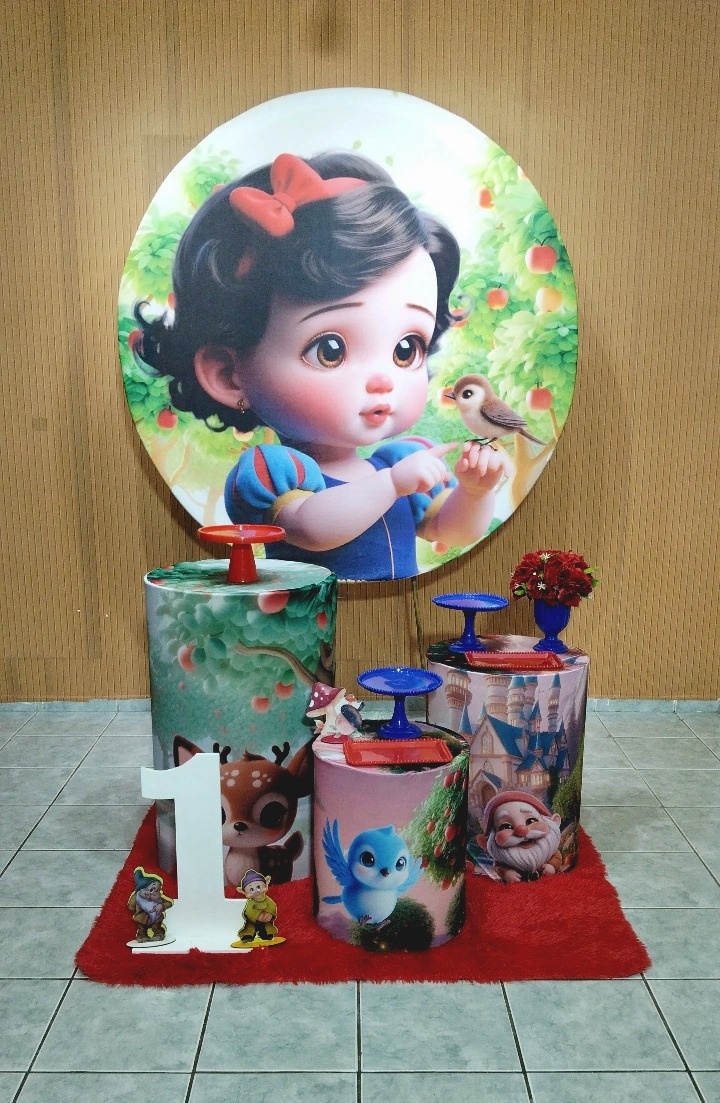 Kit 1 Branca de Neve Baby - lu pegue e montee