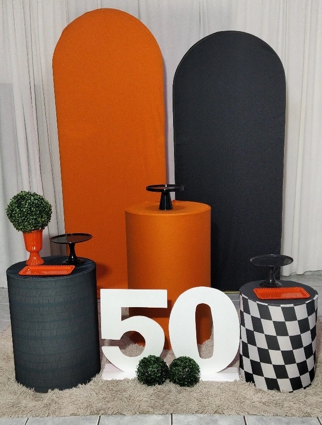 Kit Laranja E Preto - lu pegue e montee