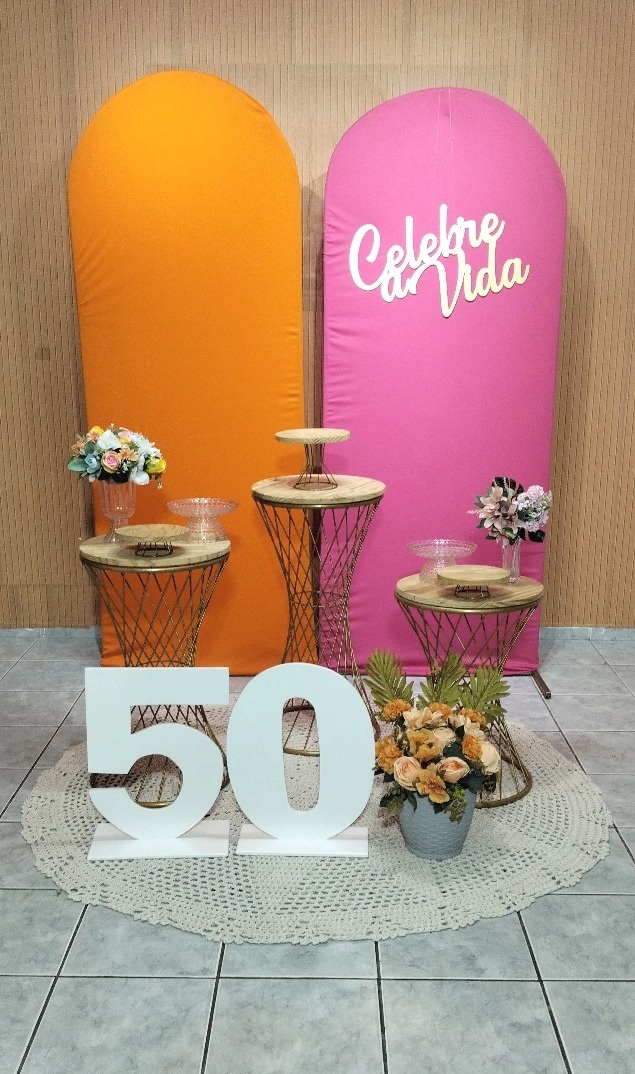 Kit Rosa E Laranja Luxo - lu pegue e montee