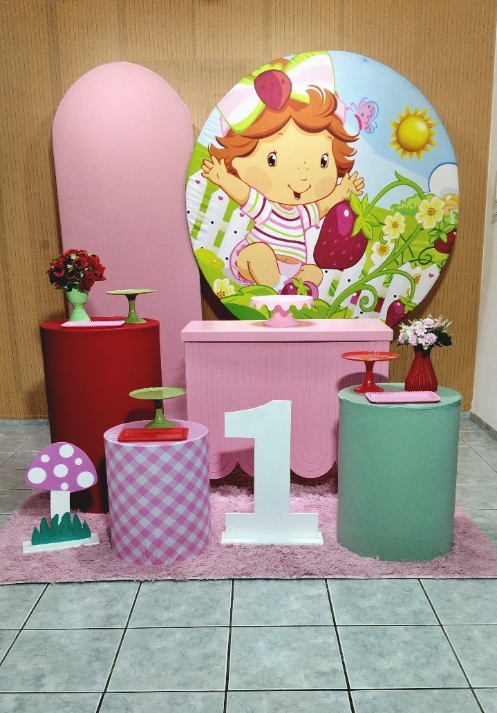 Kit 3 Moranguinho Baby - lu pegue e montee