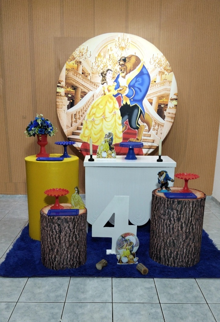 Kit 2 A Bela E A Fera - lu pegue e montee