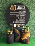 Pm 40 Anos Preto E Dourado - imagem 1