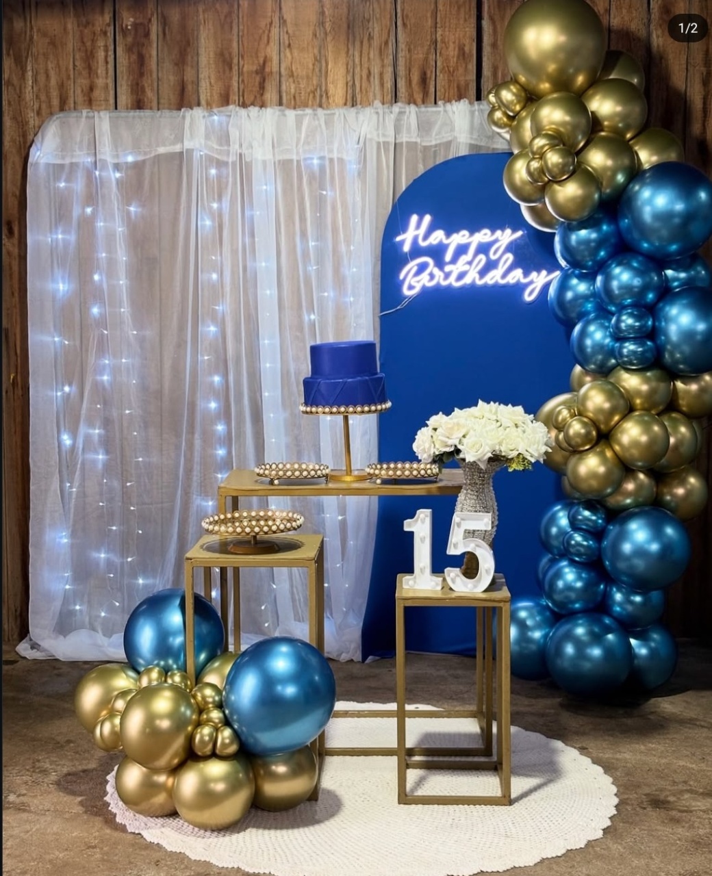 Hppy Azul E Led  - Mãe&filhas