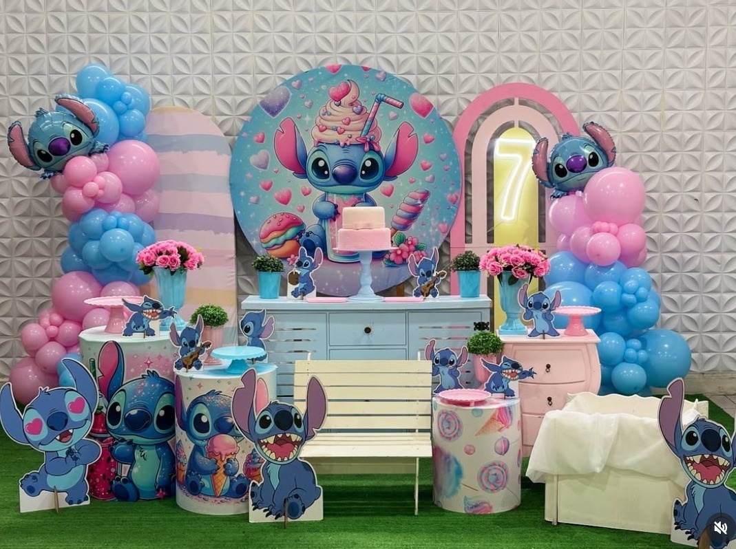 Decoração Stich  - Mãe&filhas