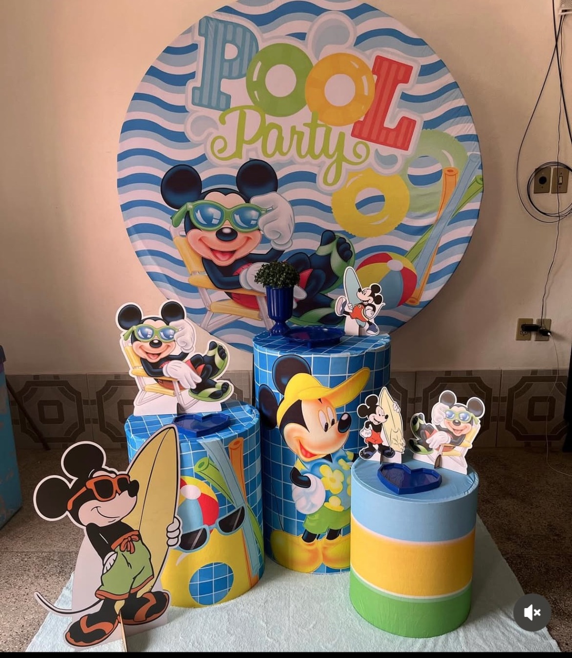 Mickey Pool Party - Mãe&filhas